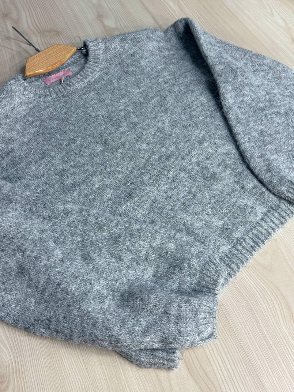 Светр жіночий Fancy Matinee 6119 меланж OS Сірий (4932) - фото 4