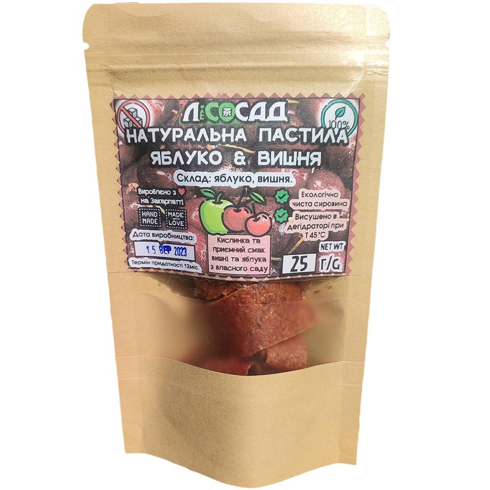 Пастила Lisosad 2в1 Яблочно-вишневая без сахара 25 г (1853322158) - фото 2
