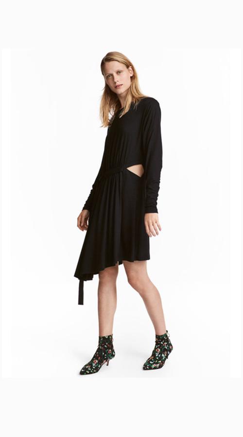 Платье H&M р. 34 Черный (572507b24)