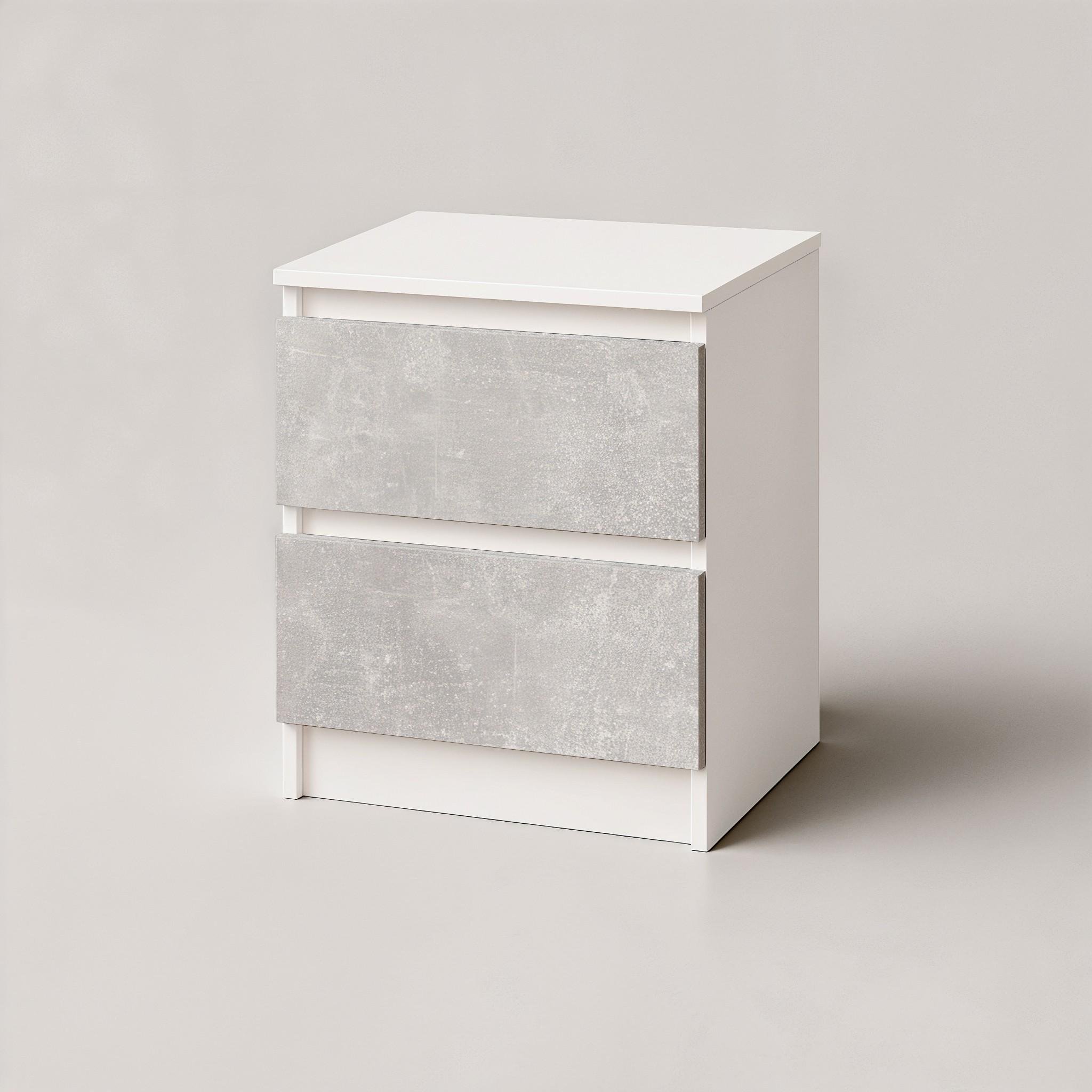 Тумба прикроватная FT-225 400х400х530 мм Белый/Бетон - фото 2 Тумба прикроватная FT-225 400х400х530 мм Белый/Бетон - фото 2