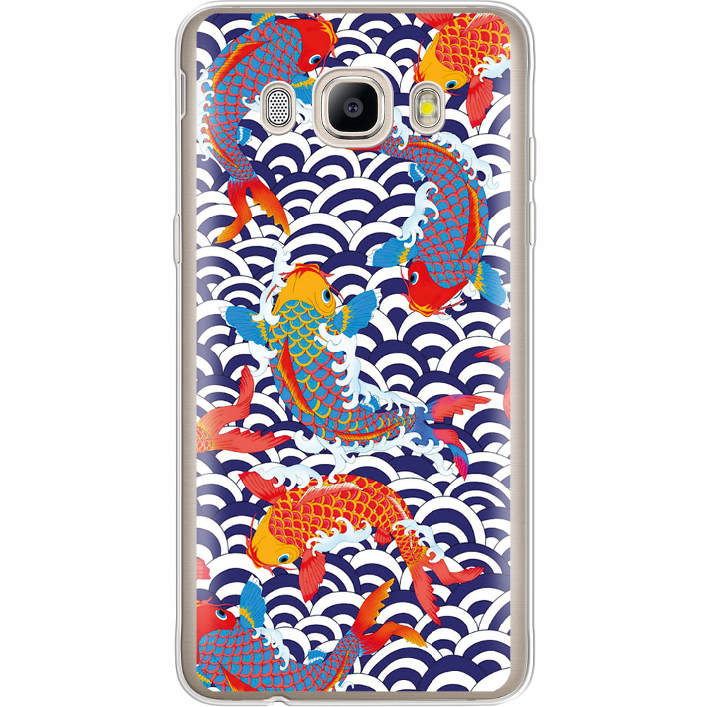 Чехол BoxFace Samsung J510 Galaxy J5 2016 Koi Fish Прозрачный силикон (25137-up2477-25137)