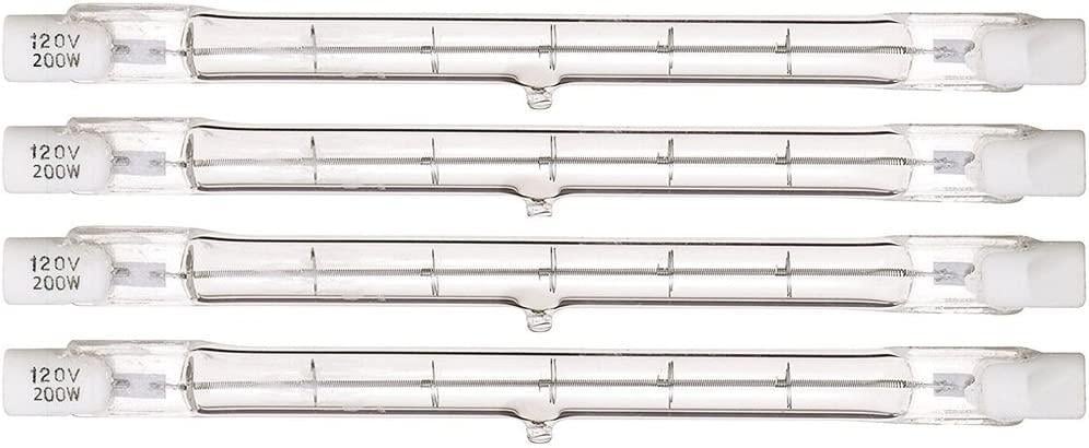 Лампы 300-ваттные галогенные J-типа 4,64 дюйма 120 В Лампы 300-ваттные галогенные J-типа 4,64 дюйма 120 В