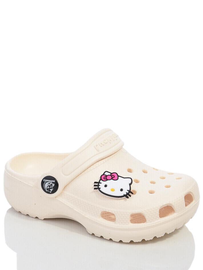 Кроксы luck Line N3001-247 р. 22 Молочный