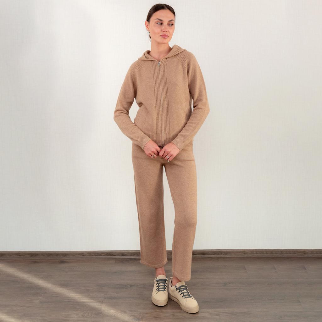 Костюм кашеміровий жіночий повсякденний Loro Piana M Бежевий (2797308192) - фото 7 Костюм кашеміровий жіночий повсякденний Loro Piana M Бежевий (2797308192) - фото 7