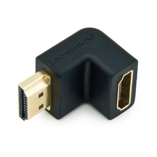 Адаптер-переходник угловой HDMI 90 мама-папа (581)