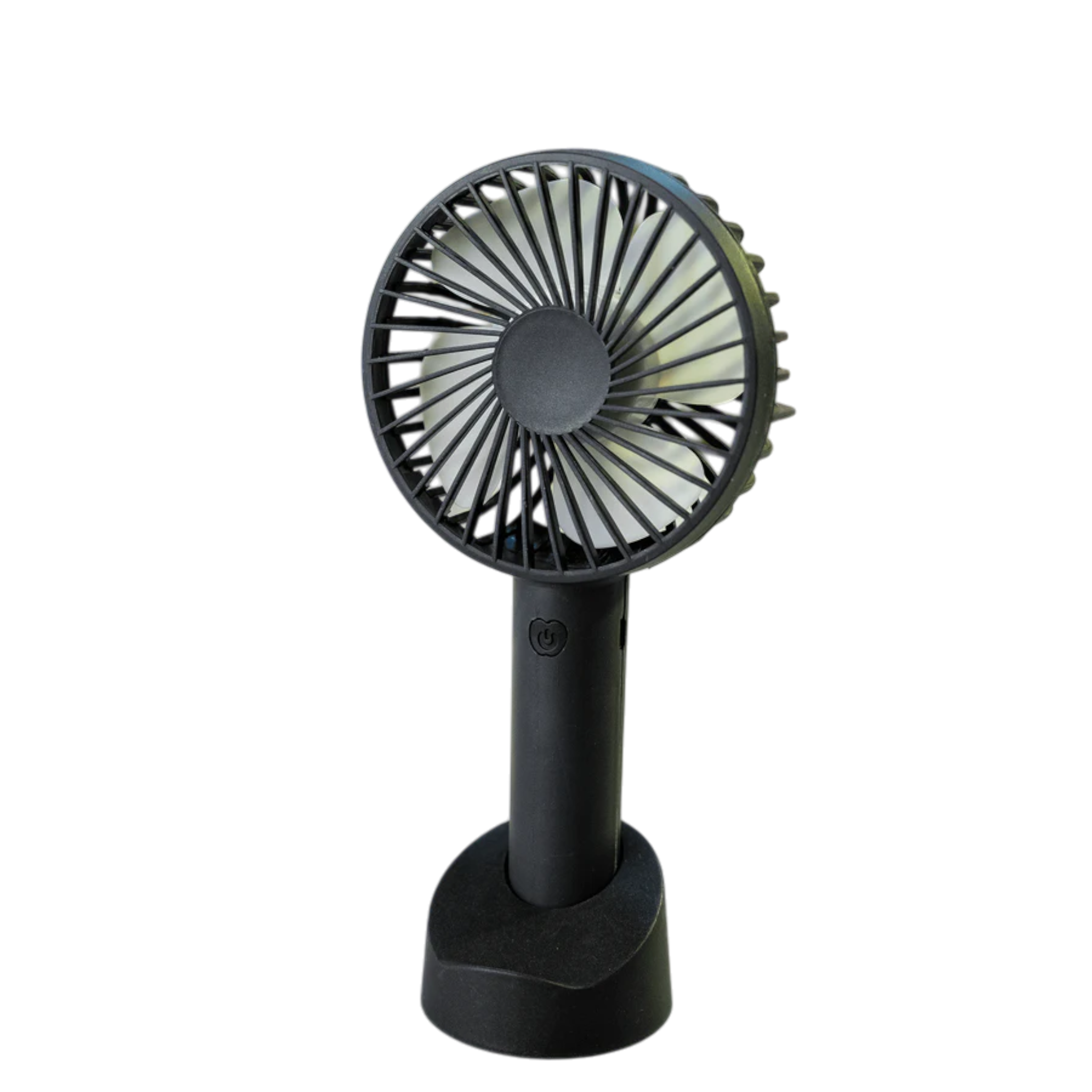 Вентилятор портативный Mini Fan SS-2 на аккумуляторе с подставкой для телефона Black (35456945)