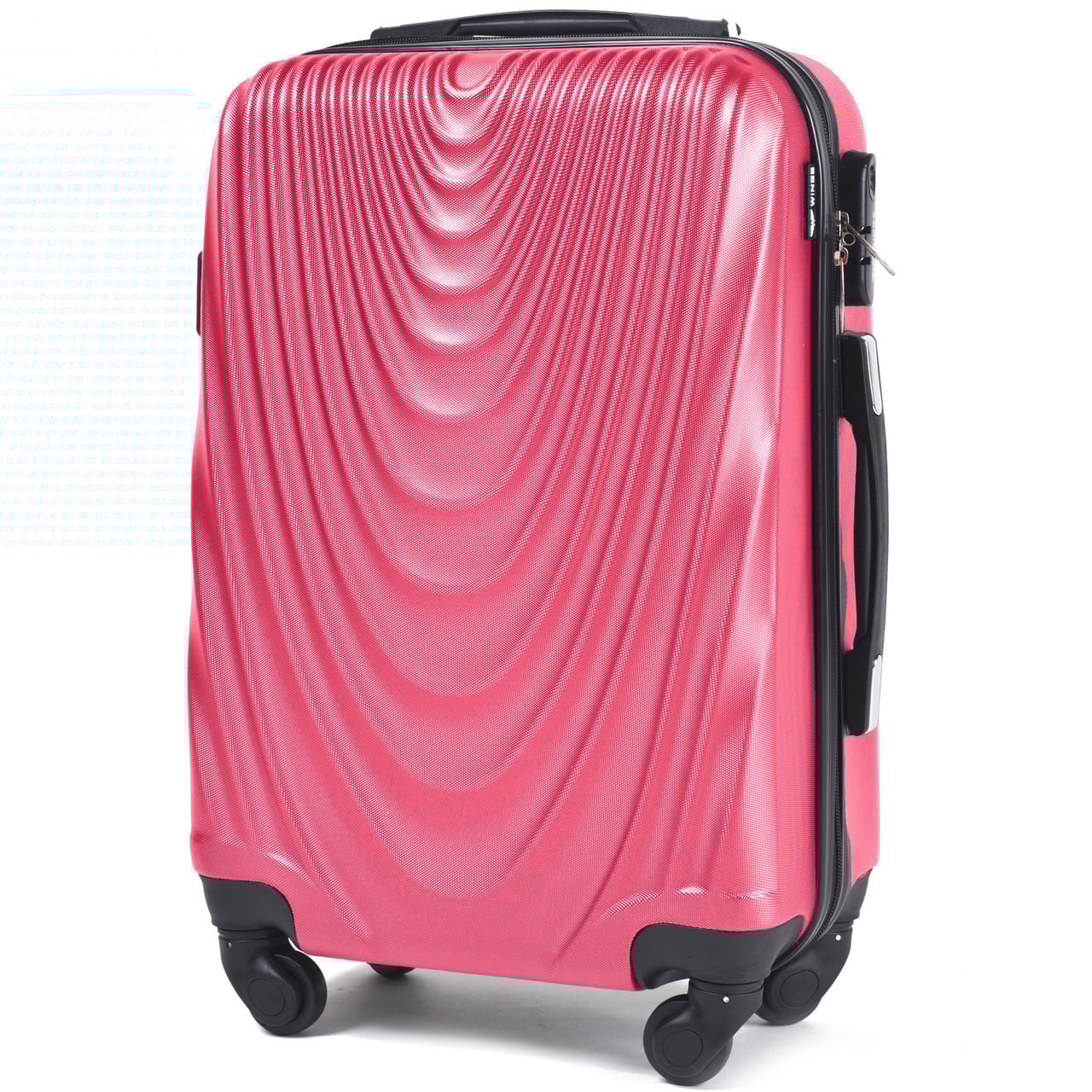 Чемодан ручная кладь Wings 304 малый на 4 колесах 55х38х23 см Коралловый