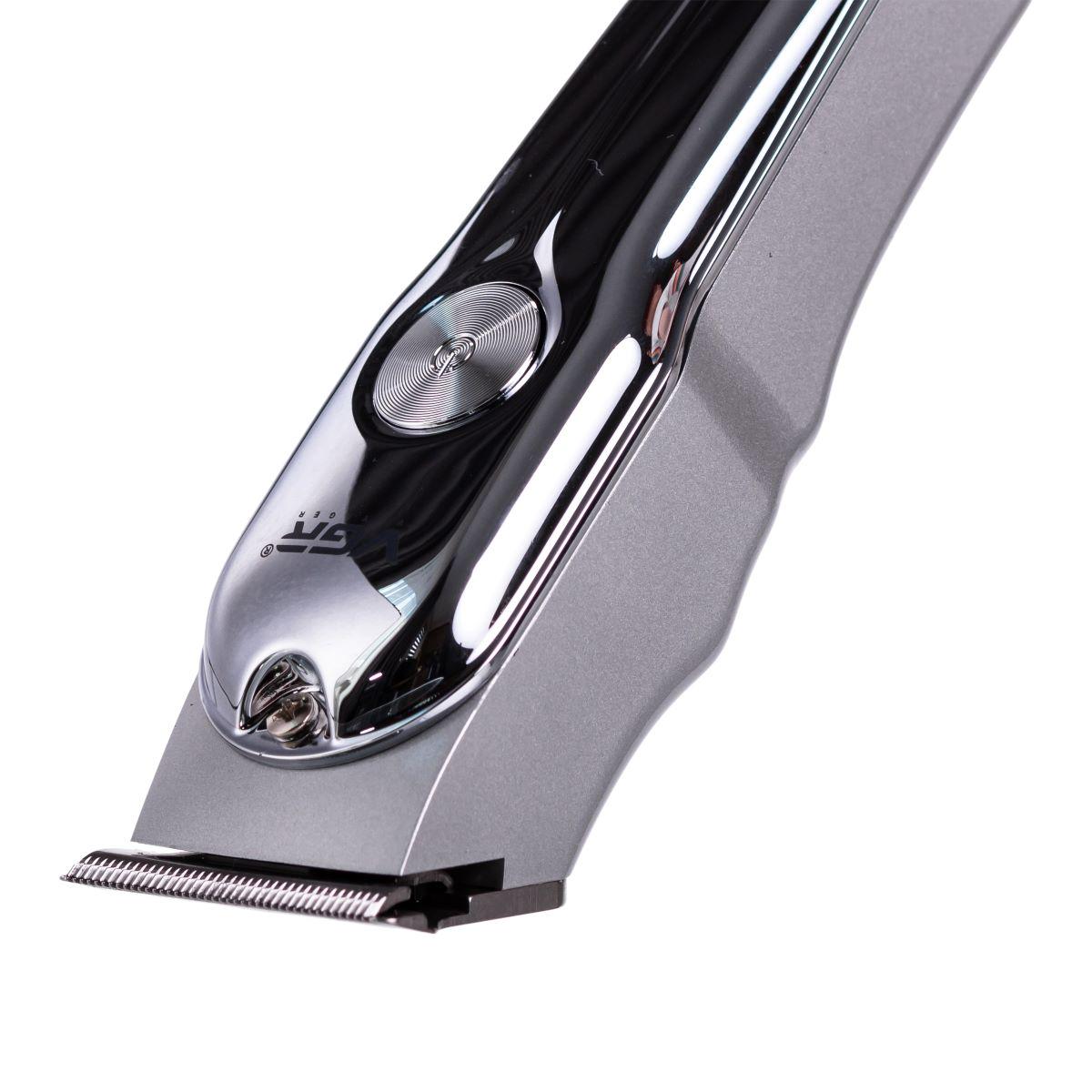 Машинка для стрижки VGR V-071 аккумуляторная Серебристый (7357) - фото 13