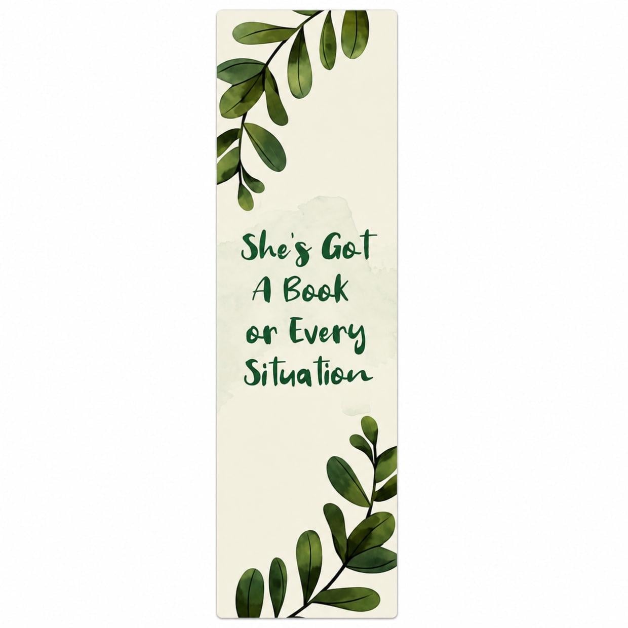 Закладка для книг картонна She's Got a Book for Every Situation Білий (37242721)