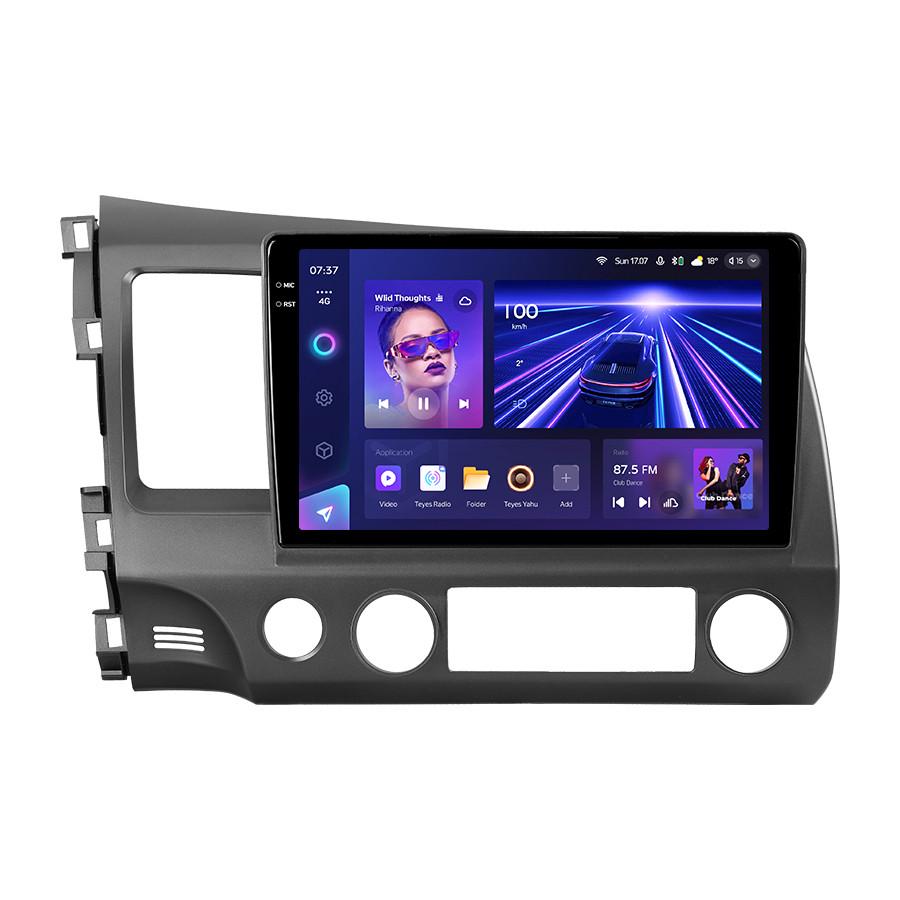 Автомагнітола штатна Teyes 2K 360 CC3 6х128Gb для Honda Civic 8 FK FN FD 2005-2012 F1 10" (Q63115)