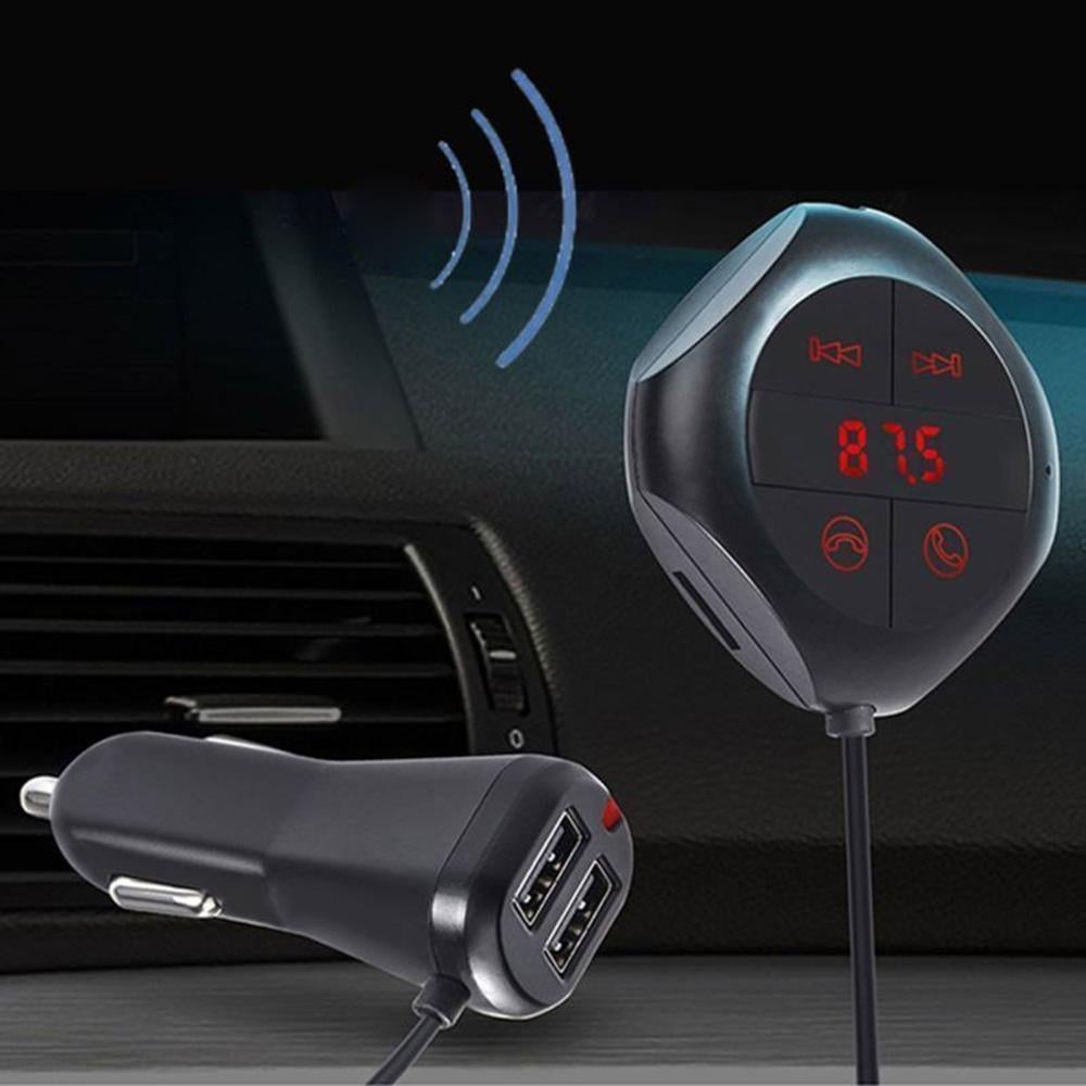 Автомодулятор FM Q7s FM Bluetooth AUX USB microSD - фото 2