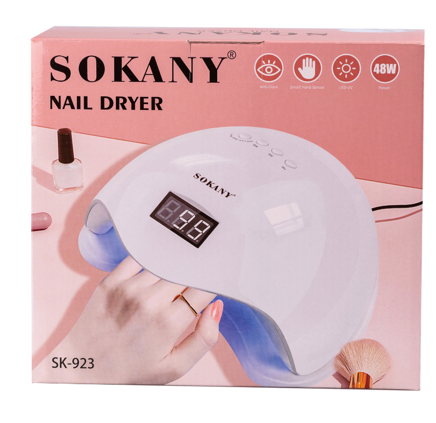 Лампа для маникюра Sokany SK-923 UV/LED 48 Вт Белый (30069884) - фото 5
