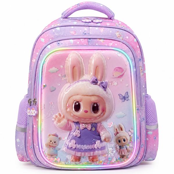 Рюкзак школьный Labubu 3D 38х28х14 см (ЦБ-00042651) Рюкзак школьный Labubu 3D 38х28х14 см (ЦБ-00042651)