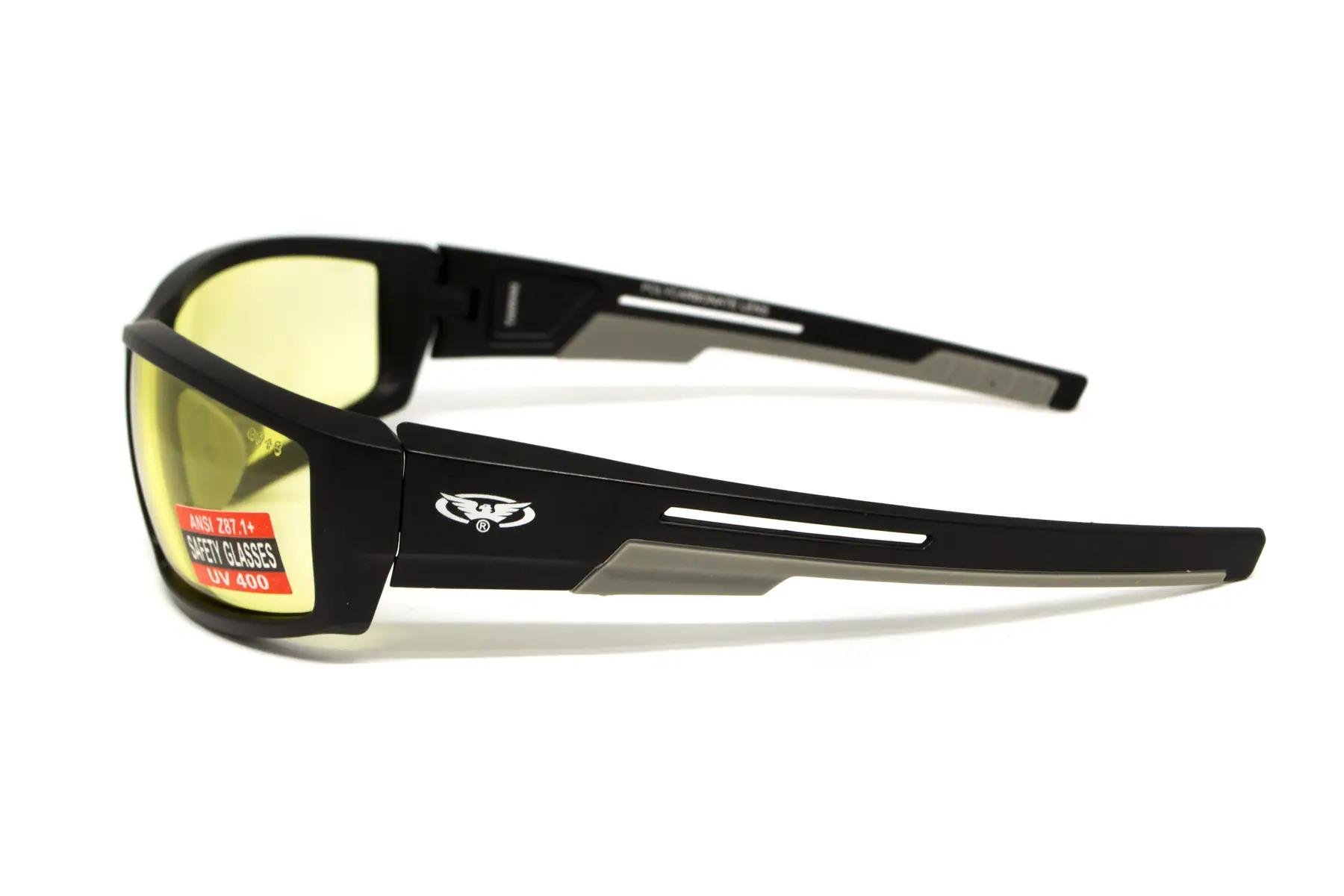 Окуляри захисні Global Vision Sly Жовтий (GV-SLY-AM) - фото 4 Окуляри захисні Global Vision Sly Жовтий (GV-SLY-AM) - фото 4