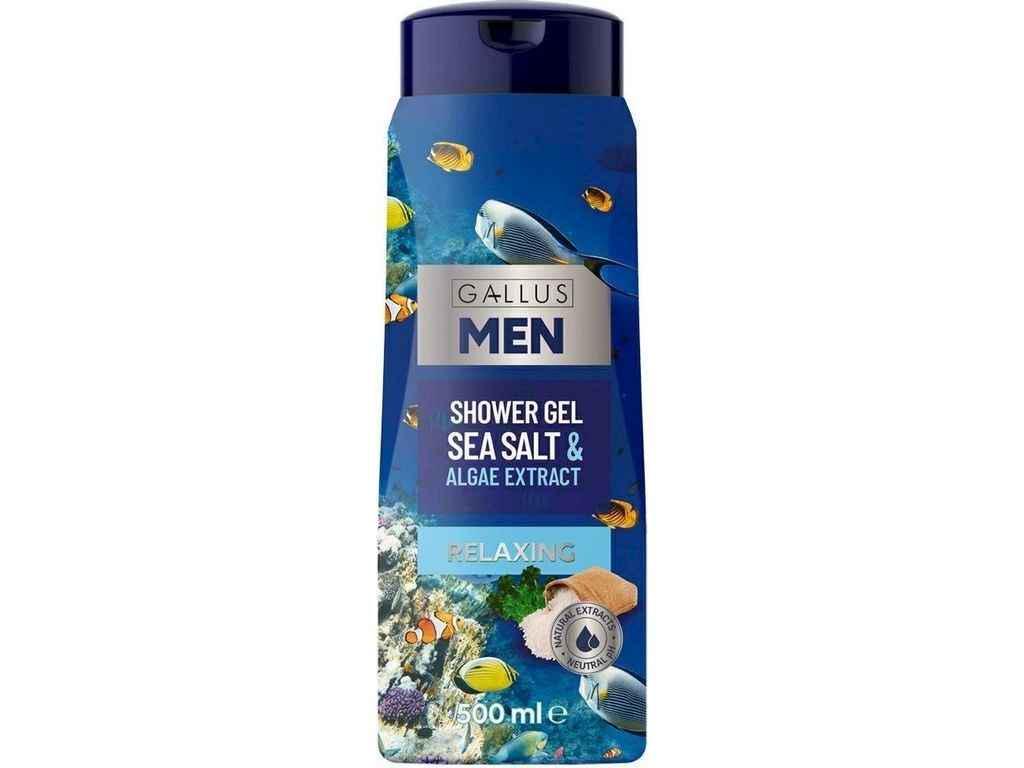 Гель для душа Gallus мужской Морская соль 500 мл (843927)