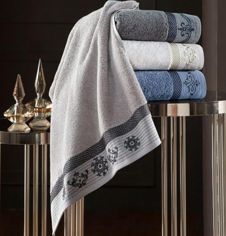 Набор банных полотенца Pupilla Flicker Alanya 70х140 см 4 шт. махра (SA-7013)