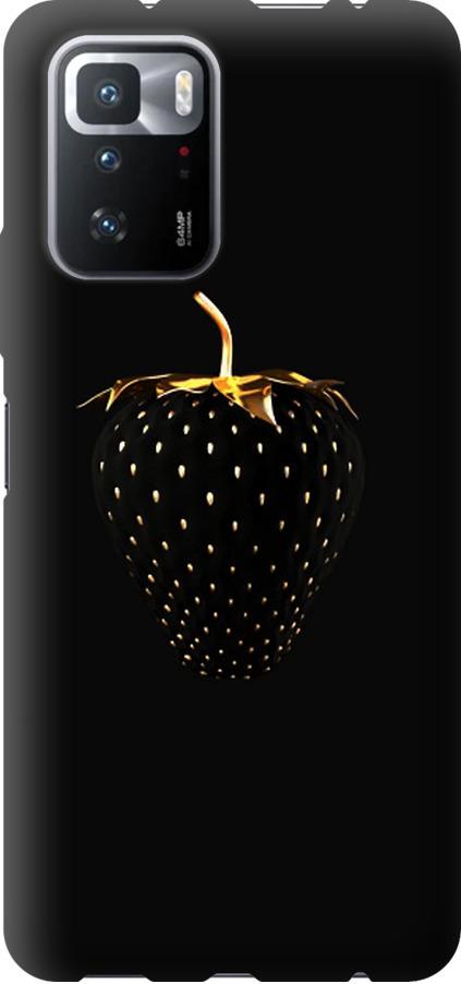Чехол на Xiaomi Poco X3 GT Черная клубника (3585u-2511-42517)