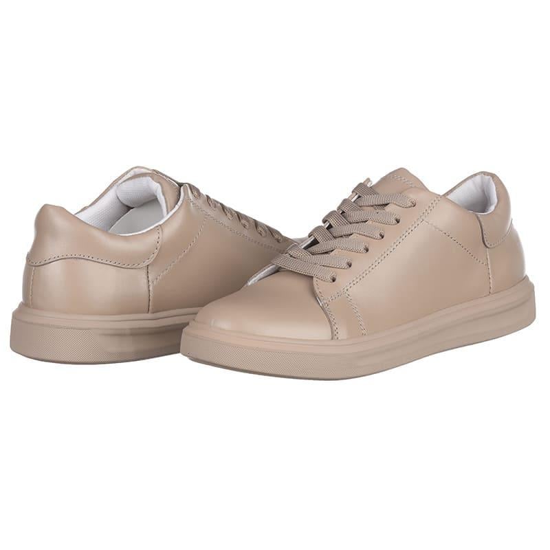 Кроссовки женские Laso 135м кожанные р. 39 Бежевый (20108)