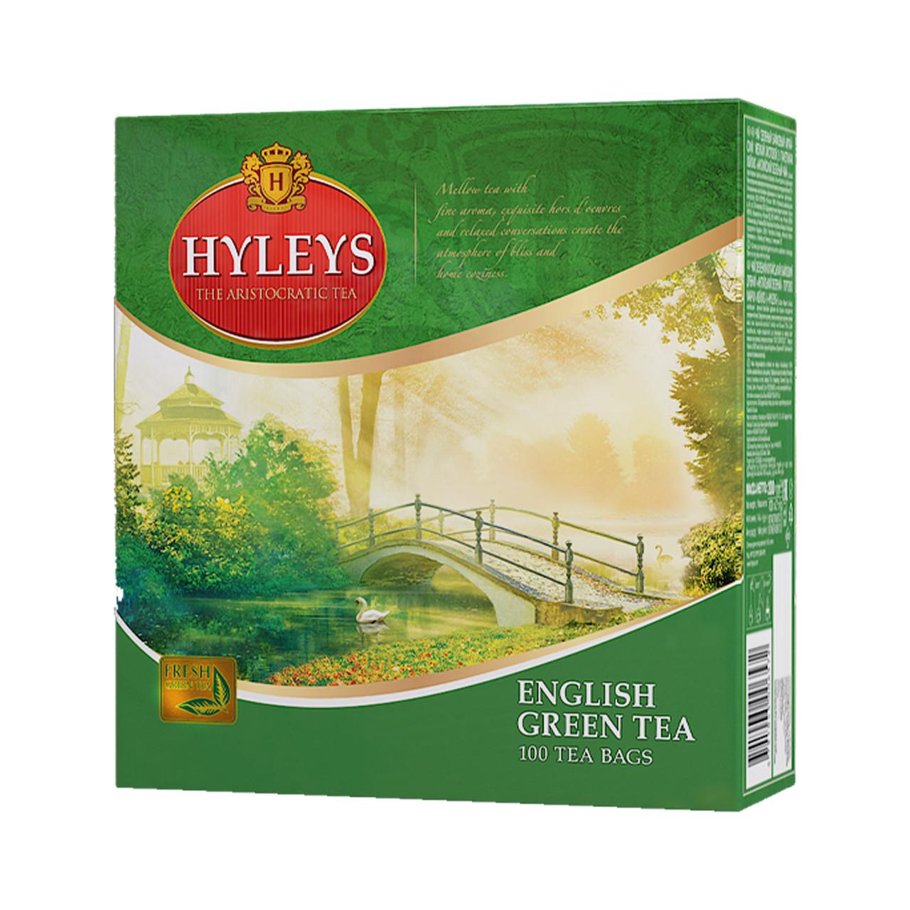Чай зеленый Hyleys Английский зеленый 100 пак. (4791045006572)