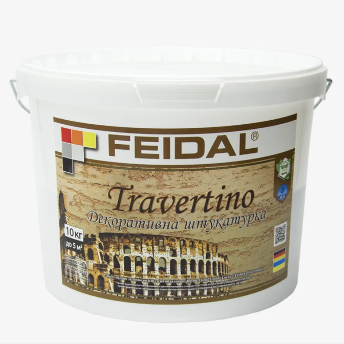 Декоративная штукатурка Feidal Travertino 10 кг (1886454893)