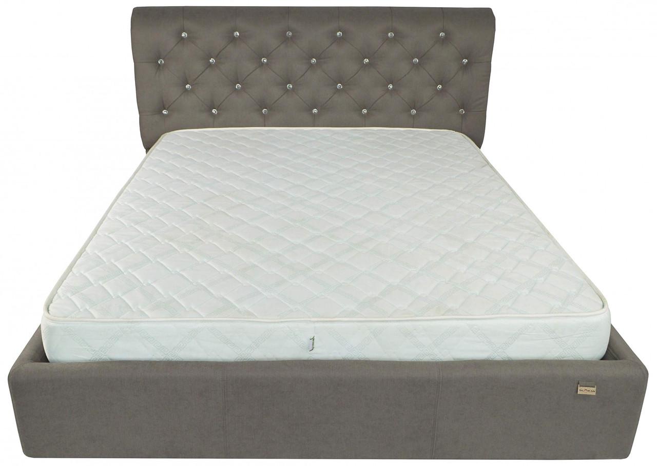 Кровать двуспальная London Standart Fibril 12 C1 180х200 см Белый