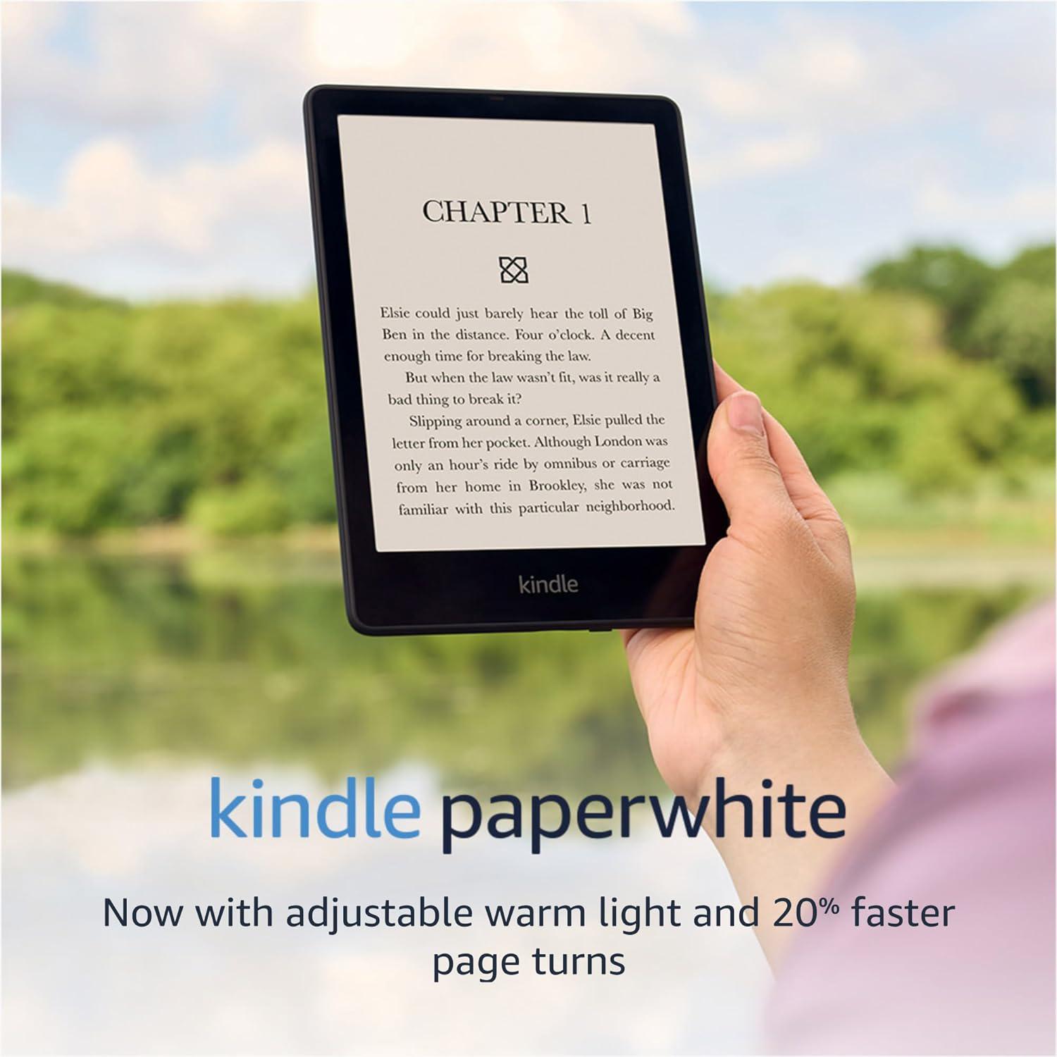 Електронна книга Amazon Kindle Paperwhite 11th GEN 6,8'' 8 Гб 2023 Certified Refurbished Black (G8S1) - фото 9