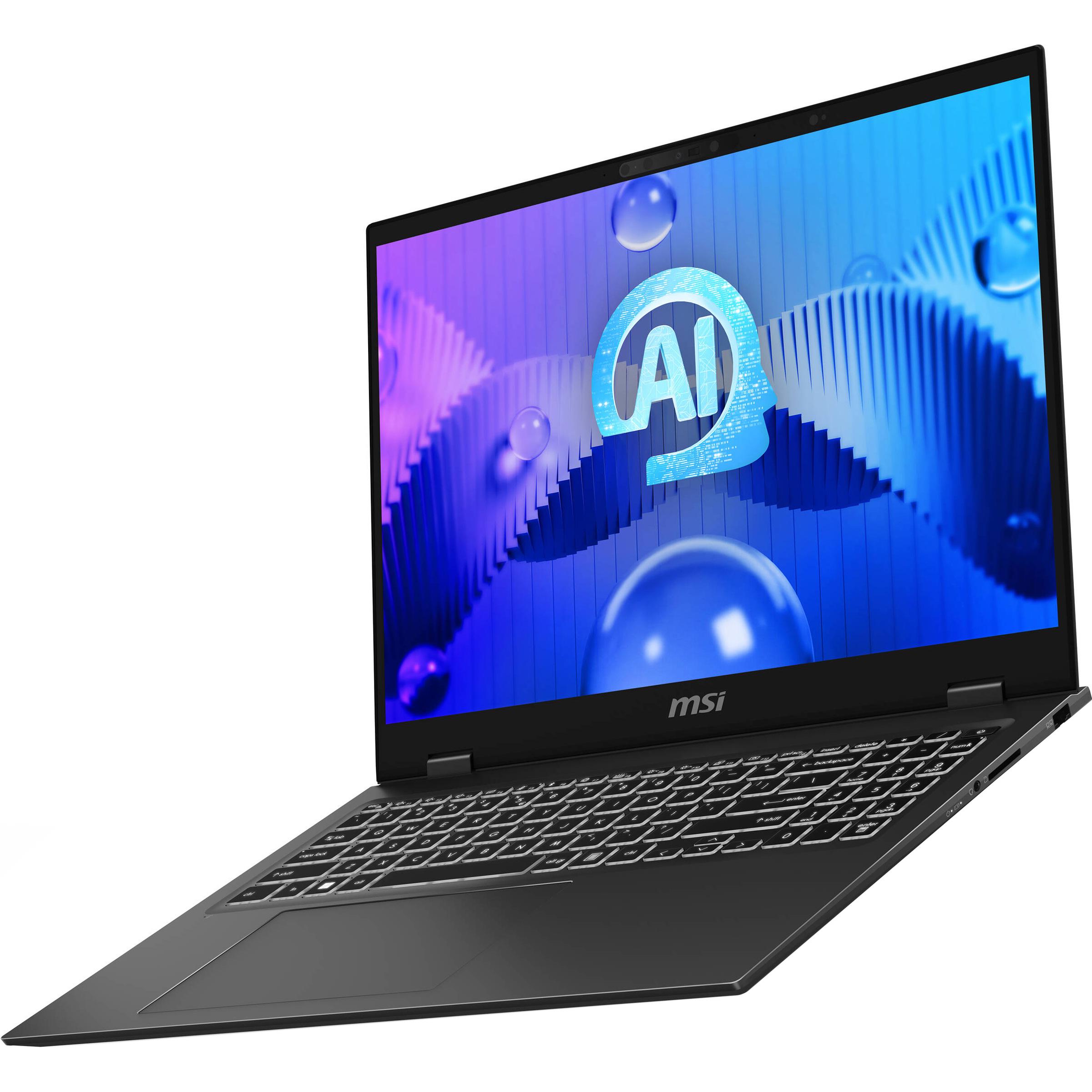 Ноутбук MSI Prestige 16 AI+Evo B2VMG-028UA U7-258V 32/1 TB 16" Stellar Gray (9S7-15A331-028) - фото 2 Ноутбук MSI Prestige 16 AI+Evo B2VMG-028UA U7-258V 32/1 TB 16" Stellar Gray (9S7-15A331-028) - фото 2