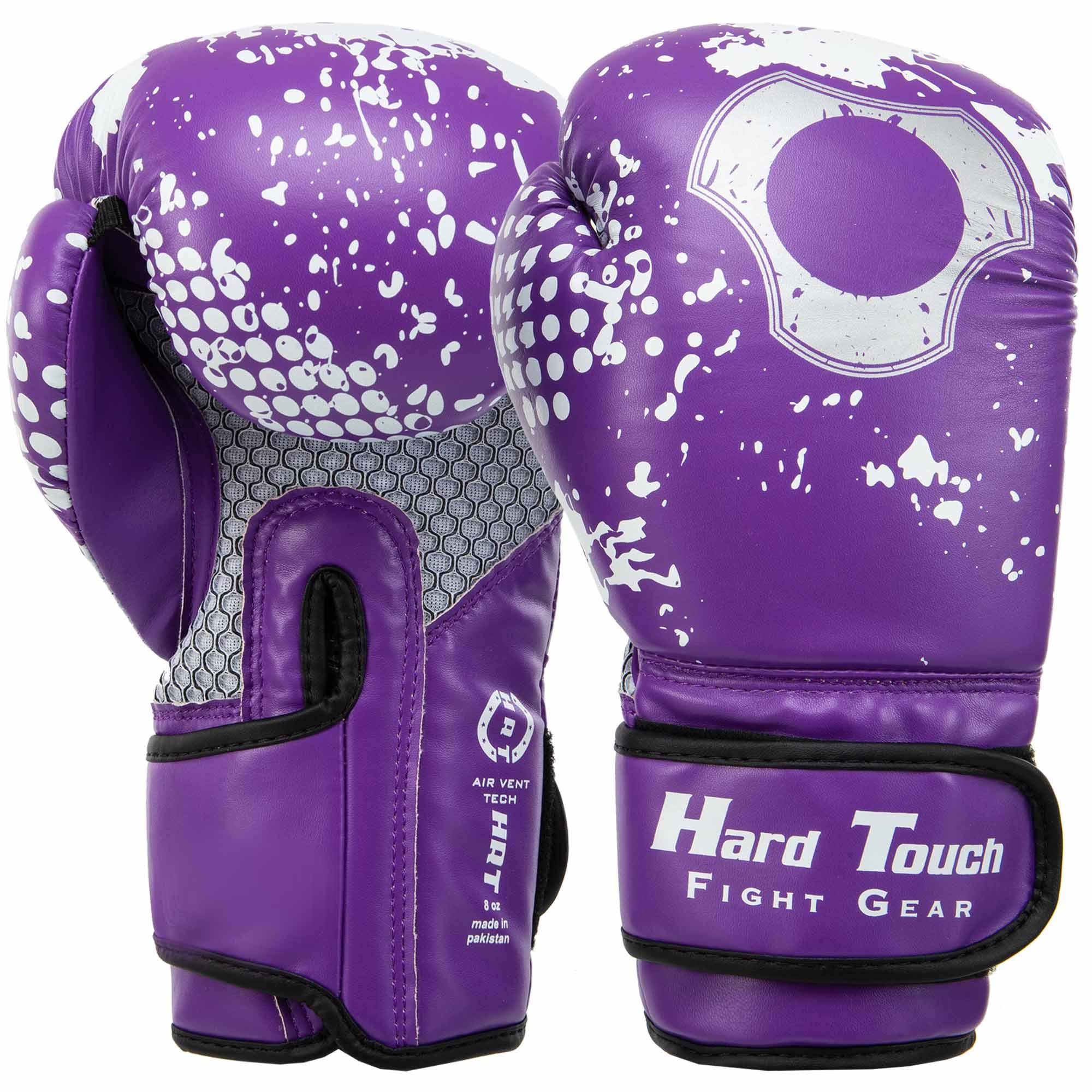Перчатки боксерские детские Hard Touch BO-8468 4oz Фиолетовый (BO-8468_Фиолетовый_4_унции)