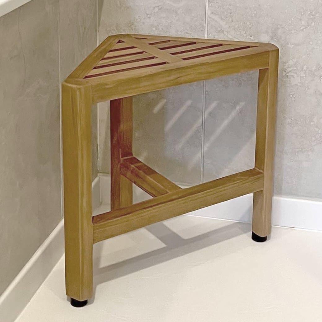 Табурет для ванной из дерева Моринес Тектона (ТВН-004124)