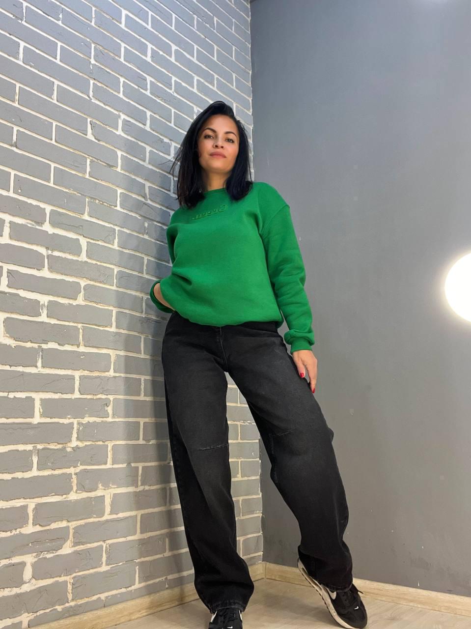 Джинси жіночі Q-4 3013 Skaiter баггі вільні оверсайз шви на колінах затяжка на таліі р. 29 Чорний (3041) - фото 4 Джинси жіночі Q-4 3013 Skaiter баггі вільні оверсайз шви на колінах затяжка на таліі р. 29 Чорний (3041) - фото 4