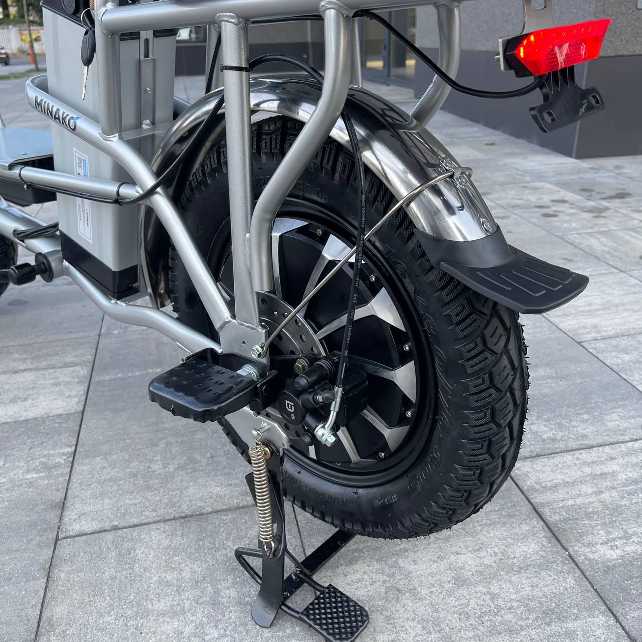 Електровелосипед Minako Monster 16" Chrome з підсиленим багажником (09865543) - фото 26 Електровелосипед Minako Monster 16" Chrome з підсиленим багажником (09865543) - фото 26