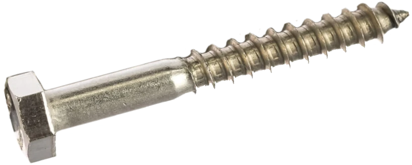 Шуруп Steelfix DIN571 6х40 для дерева с шестигранной головкой нержавеющая сталь А2 10 шт. (012886)