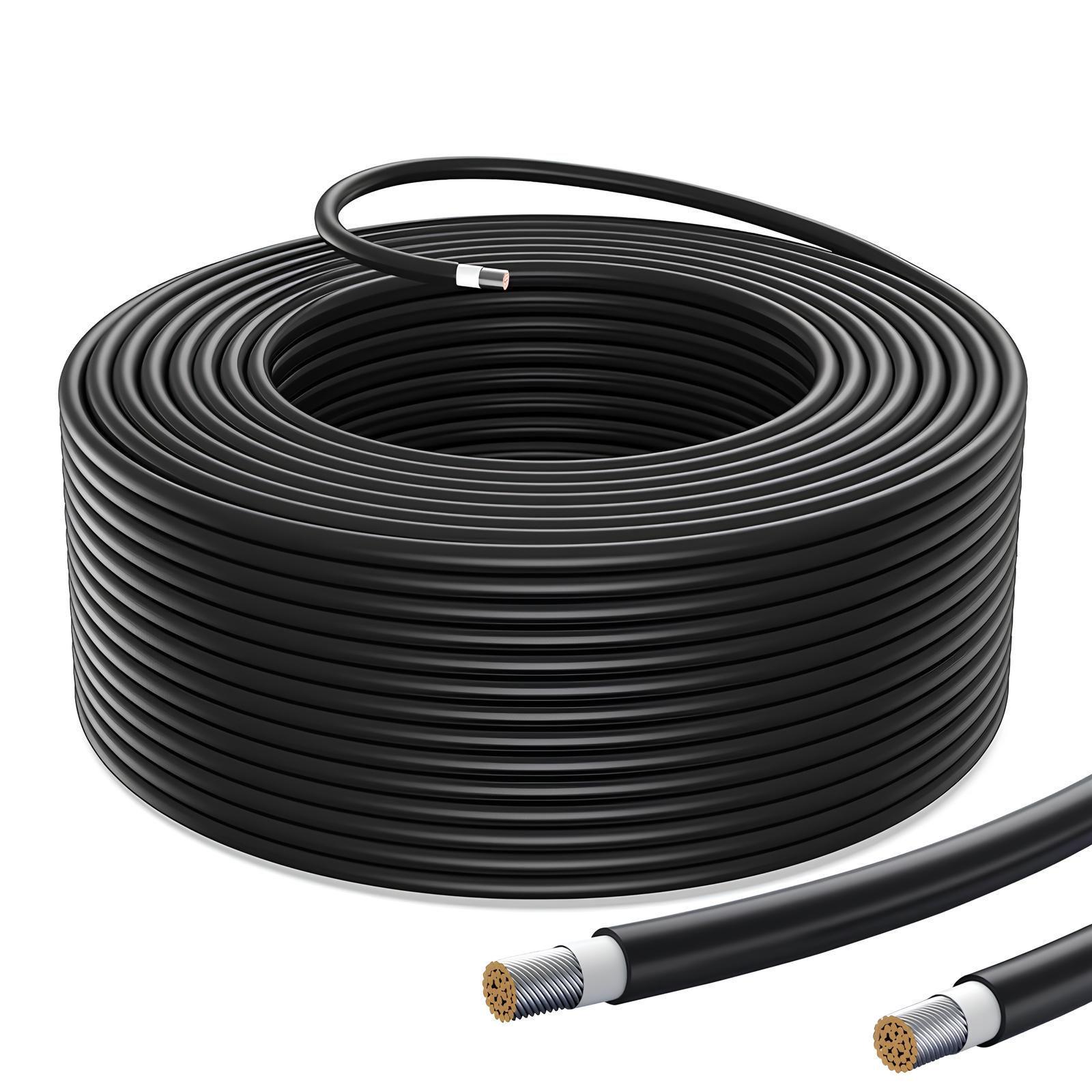 Кабель Solar ПВ 3-6 H1Z2Z2-K 1х6 для солнечных панелей Черный (28164091)