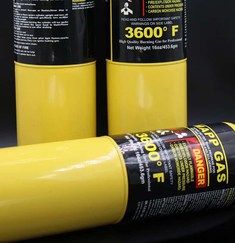 Газ MAPP для пальників та пайки балон 450 г (ІНГПМАПП-газ/gas) - фото 5 Газ MAPP для пальників та пайки балон 450 г (ІНГПМАПП-газ/gas) - фото 5