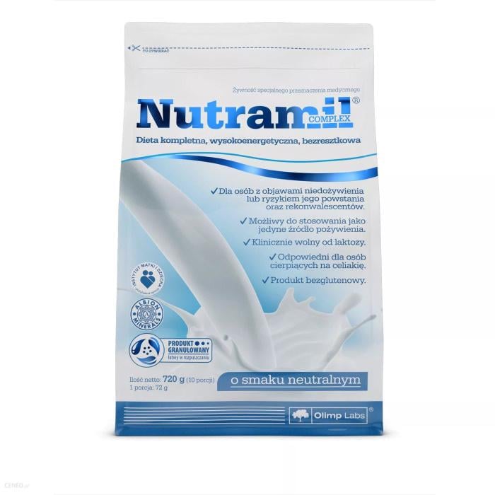 Заменитель питания Olimp Nutrition Nutramil Complex 720 г 10 порций Natural
