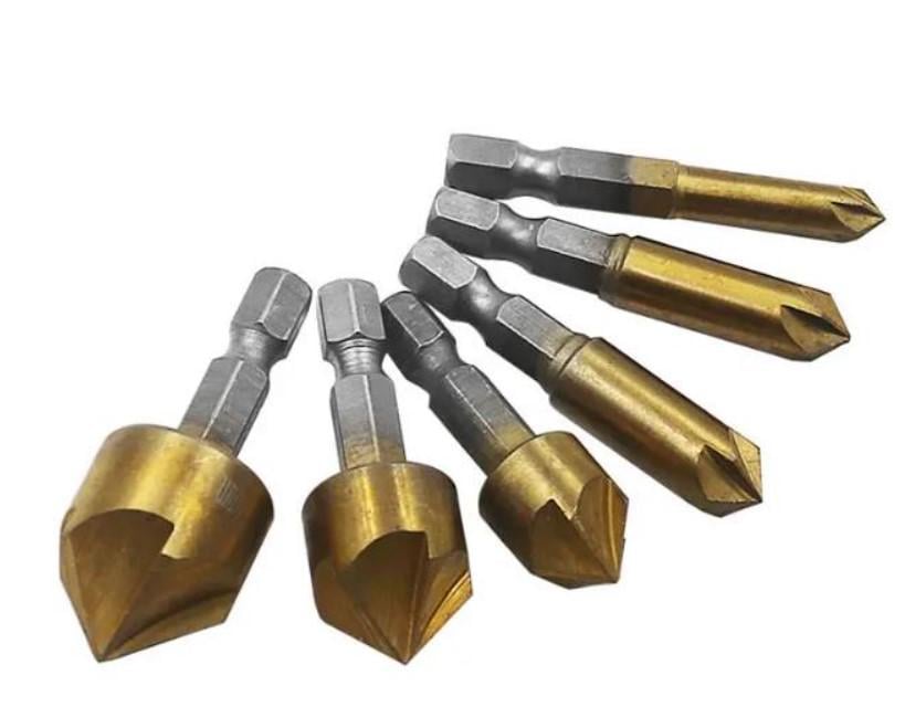 Набір зенкерів по металу 6/8/9/12/16/19 мм 6 од. (NB6)