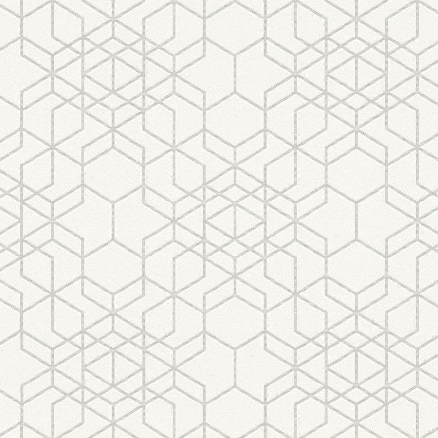 Виниловые обои A.S. Creation 1,06x10,05 м Белый (1032559)