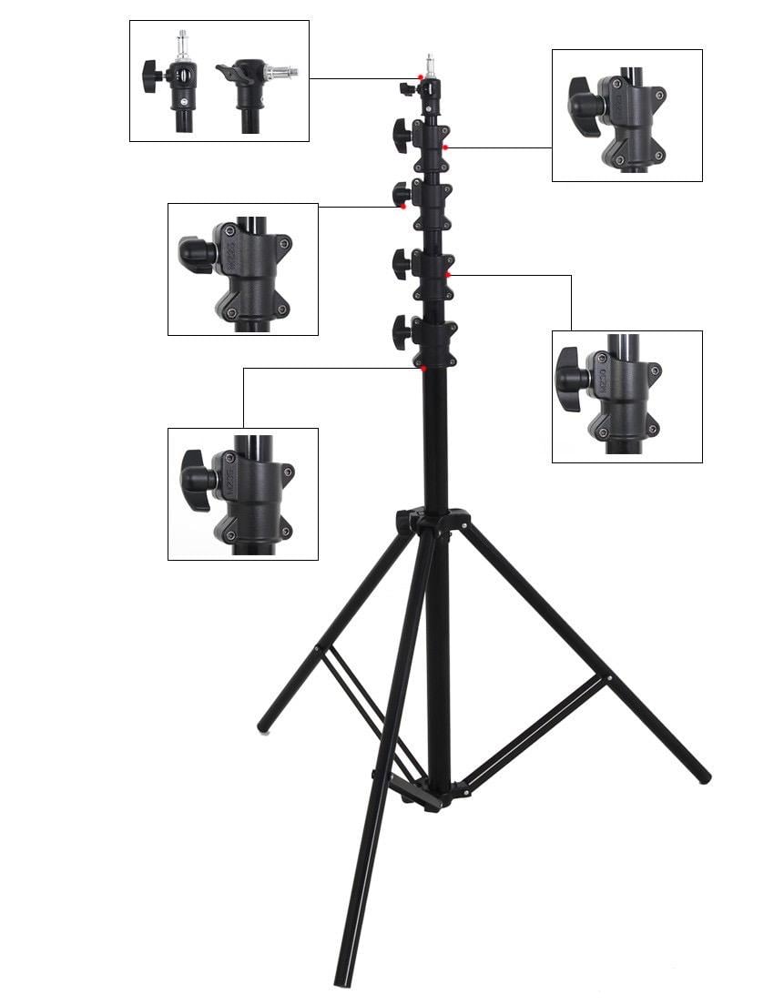 Стойка-штатив студийная ТN-470 для фотооборудования высота 4,7 м (12481400) - фото 2 Стойка-штатив студийная ТN-470 для фотооборудования высота 4,7 м (12481400) - фото 2
