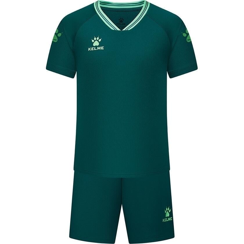 Комплект футбольної форми дитячий Kelme FARO 120 см Темно-зелений (8451ZB3246.9306)