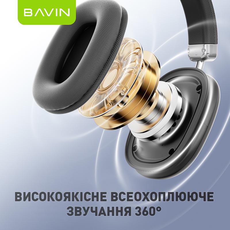 Наушники BAVIN BH-55 Hi-Res Black - фото 3 Наушники BAVIN BH-55 Hi-Res Black - фото 3