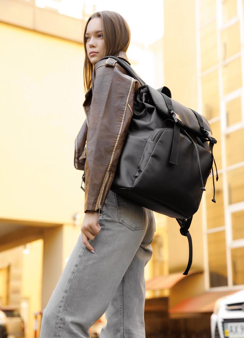 Рюкзак жіночий Sambag Loft Zard 46х28х13 см Чорний (22618001)