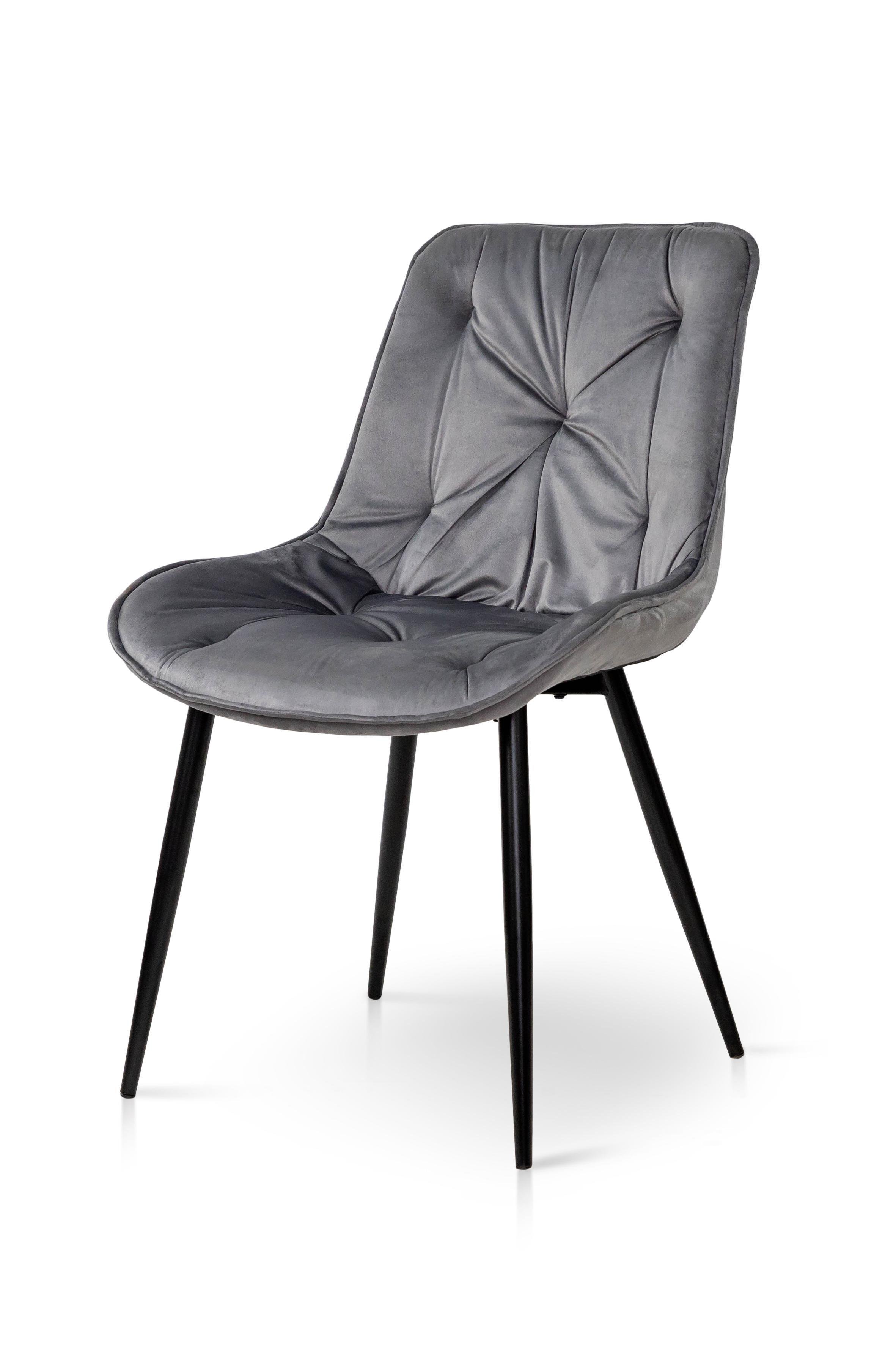 Стілець для кухні та вітальні ГРЕЙС Прадо-R 500х910х580 мм Чорний/Сірий (GAА0057239) - фото 8 Стілець для кухні та вітальні ГРЕЙС Прадо-R 500х910х580 мм Чорний/Сірий (GAА0057239) - фото 8