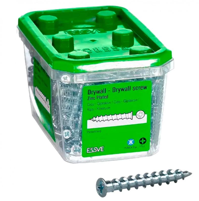 Гвинт для зшивання гіпсокартону ESSVE 5,2х38 PH2