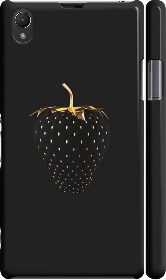 Чехол на Sony Xperia Z1 C6902 Черная клубника (3585c-38-42517)