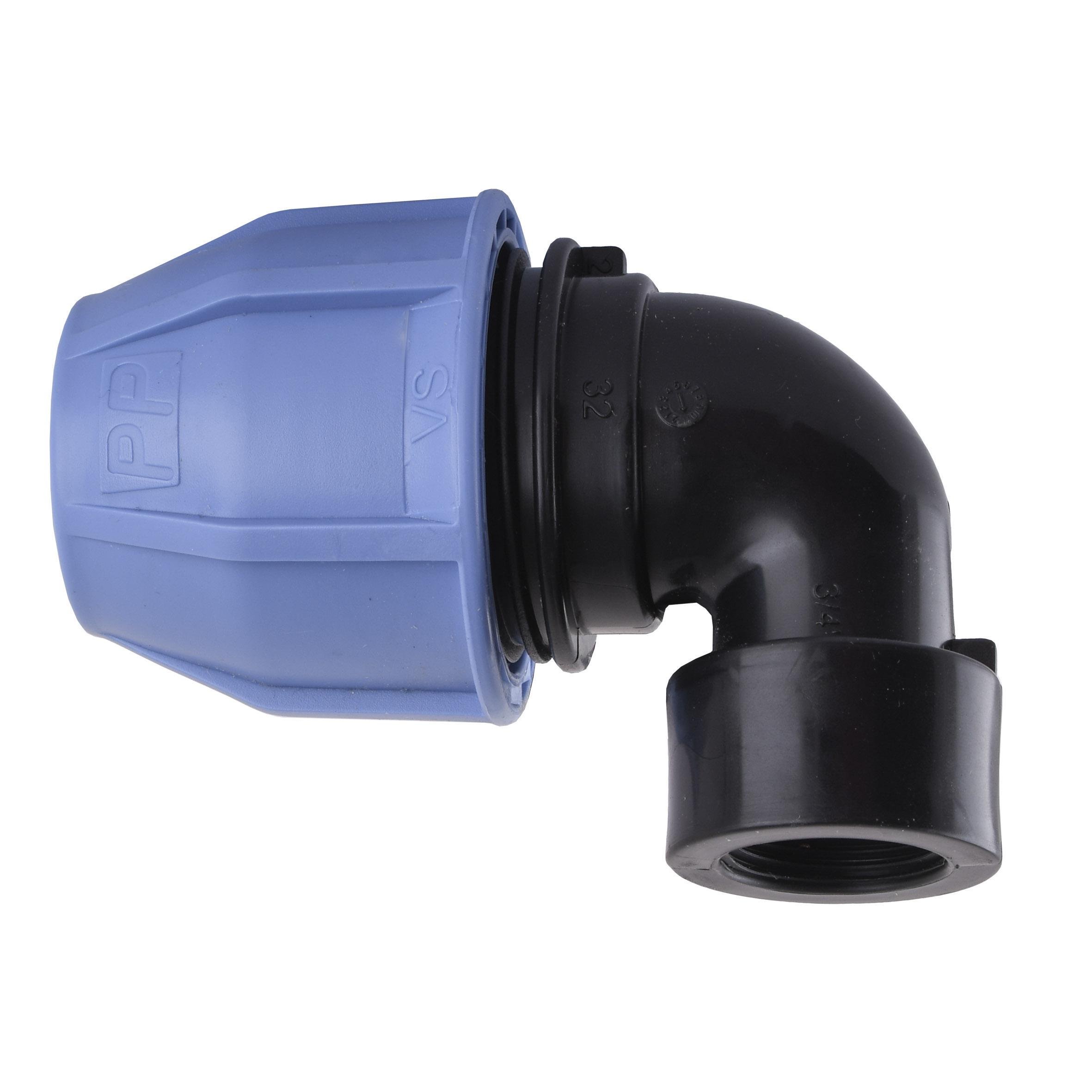 Колено ПНД Vsplast 4002 32 мм 3/4'' ВР (23226772) - фото 2