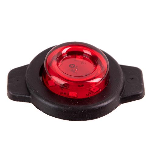 Повторювач габариту круглий LED 12/24 V плоский 43х60х25мм Red (TH-306/1-red)