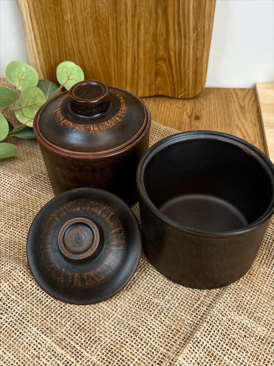 Набір для спецій керамічний гладкий глиняний 0,7 л (3003-30) - фото 6 Набір для спецій керамічний гладкий глиняний 0,7 л (3003-30) - фото 6