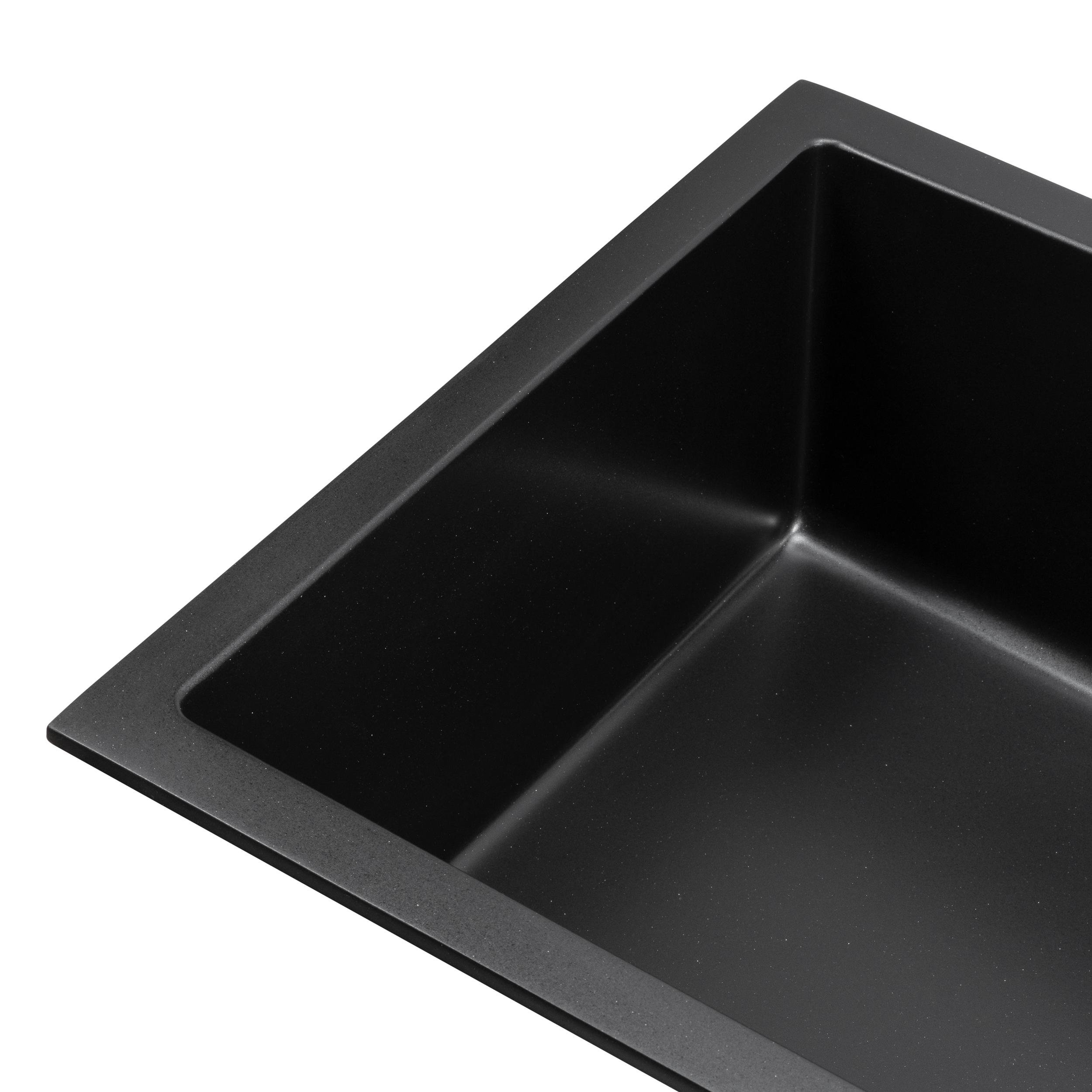 Мийка для кухні Granado Under top XL Black shine - фото 5