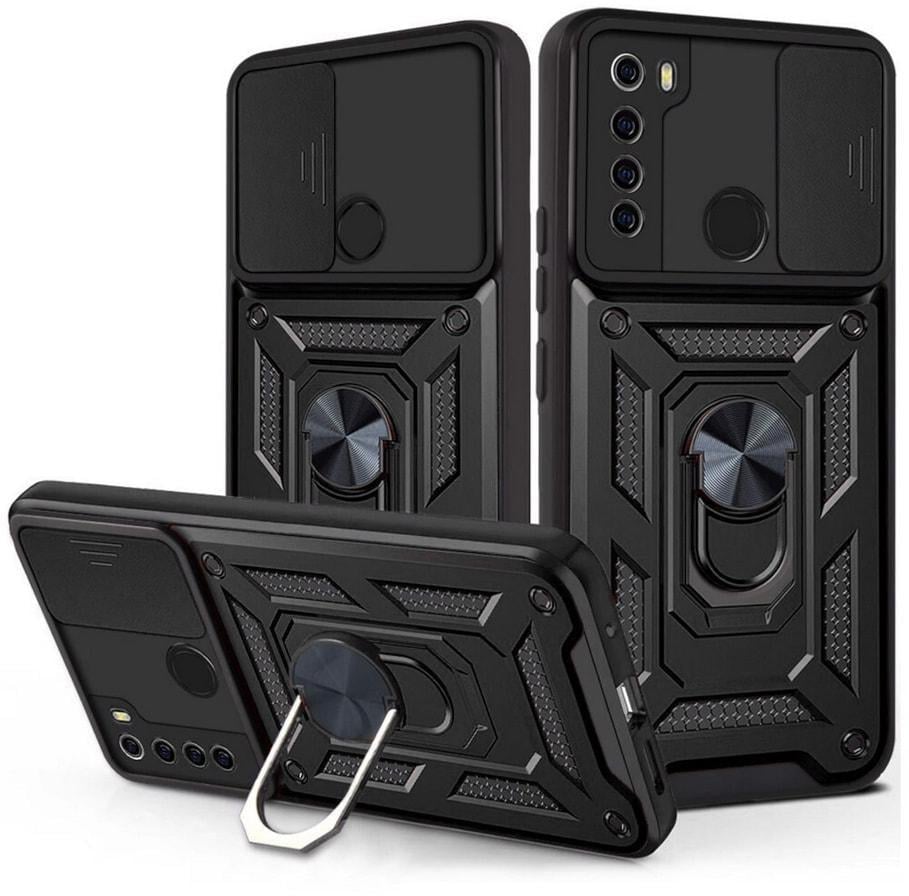 Чехол с защитой камеры 3DGuard Xiaomi Redmi Note 8 2021 Black (32504-2B)