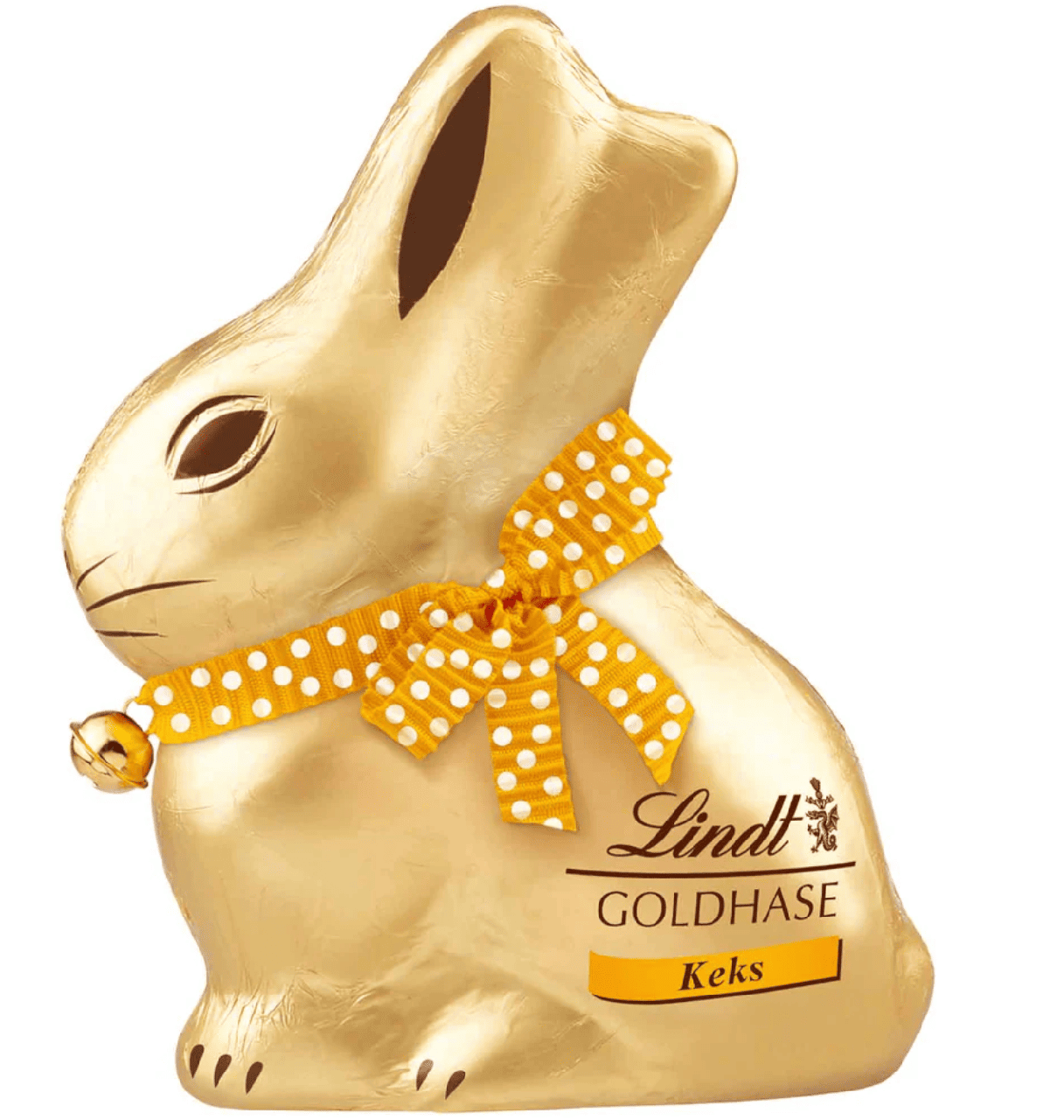 Шоколадный кролик Lindt Gold Bunny Goldhase Keks Ostern 100 г (2980938954)